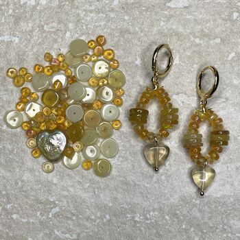 'Sunshine' Opal And Citrine Earrings, 3 of 6