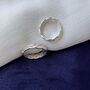 Sterling Silver Braided Twist Band Toe Ring, thumbnail 6 of 7