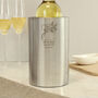 Personalised Stainless Steel Wine Cooler Gift, thumbnail 4 of 4