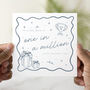 One In A Million Dad – Personalised Father’s Day Card, thumbnail 1 of 3