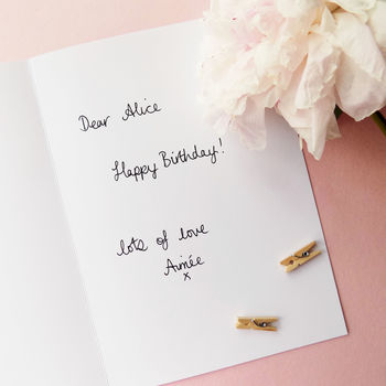 Be My Maid Of Honour Personalised Flower Card, 3 of 3