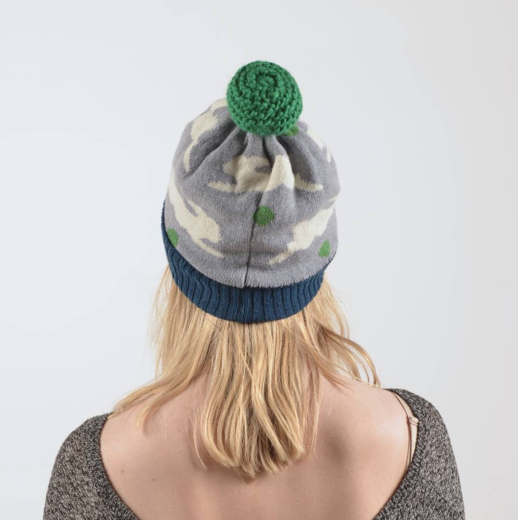 Adult Lambswool Furrow Hat - Linen main image 0