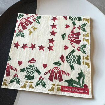 Winter Walks Emma Bridgewater Christmas Lunch Paper Napkins X 20, 4 of 4