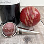 Personalised Cricket Ball Bottle Stopper, thumbnail 4 of 5