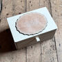 Personalised Wood And Lace Baby Keepsake Box, thumbnail 3 of 5