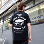 Fish Finger Sandwich Unisex Graphic T Shirt In Black, thumbnail 3 of 7