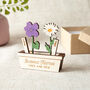 Couple's Birth Flower Mini Keepsake Gift, thumbnail 3 of 6