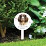 Personalised Dog Love Heart Memorial Grave Marker, thumbnail 10 of 12