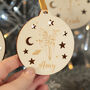 Zodiac Birth Flower 3D Christmas Tree Decoration Bauble, thumbnail 4 of 7