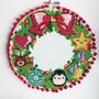 Christmas Wreath Cross Stitch Kit, thumbnail 3 of 11