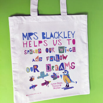 Personalised Dream Teacher Bag, 5 of 10
