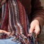 100% Baby Alpaca Rockpool Scarf, thumbnail 5 of 6