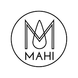 MAHI Leather Logo - Gold