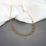 Simple Chain And Circle Necklace, thumbnail 2 of 12