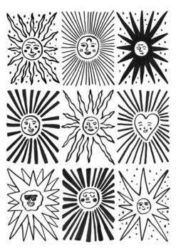 Sun Faces Personalised Print, 2 of 7