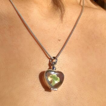 Heart Locket Necklace Photo Gift, 4 of 8