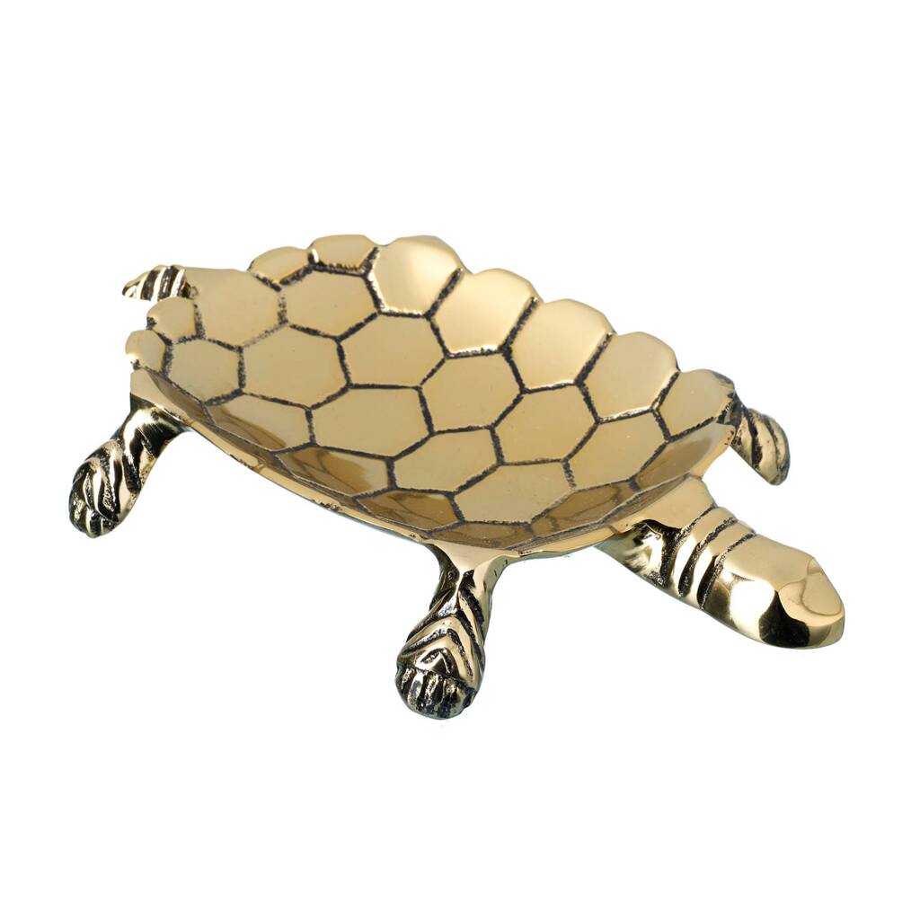 Gold Tortoise Trinket Dish By Ella James | notonthehighstreet.com