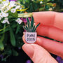 Plant Queen Enamel Pin, thumbnail 2 of 3