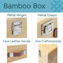 Personalised Family Bamboo Keepsake Box, thumbnail 6 of 6