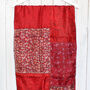 Kantha Handstitched Upcycled Silk Scarf, thumbnail 7 of 11