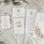 Elegant Floral Wedding Invitations, thumbnail 4 of 4