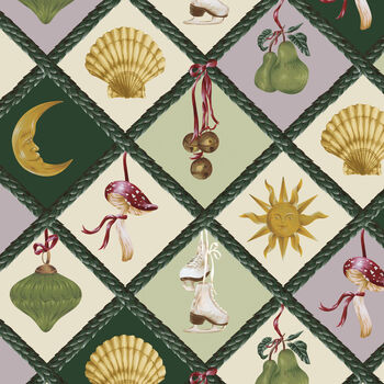 Celestial Christmas Card And Gift Wrap Bundle, 10 of 12