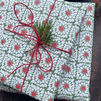 Patchwork Star Paper Fibre Wrapping Paper Set, 3 of 12