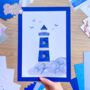 Coastal Calm Paper Craft Wall Art Kit, thumbnail 5 of 6
