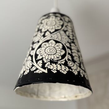 Hanging Leather Lampshade Tholu Bommalata, 6 of 8