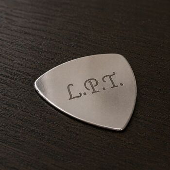 Personalised Silver Plated Plectrum, 2 of 5