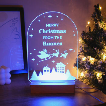 Personalised Christmas Village LED Light, 2 of 9