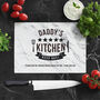 Personalised Kitchen Marble Effect Glass Chopping Board 28.Five X 39cm, thumbnail 1 of 2