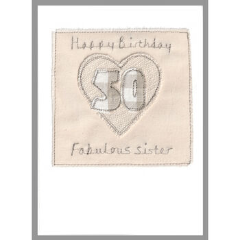 Personalised 50th Birthday Card For Her, 2 of 10