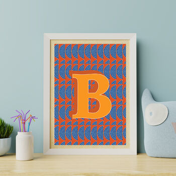 Personalised Letter Wall Print, 12 of 12