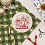 Beginner Festive Castle Embroidery Kit, thumbnail 2 of 3