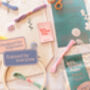Learn To Sew Your Own Embroidered Flowers Kit Stick And Stitch, thumbnail 5 of 8