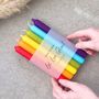 Lgbt Pride Rainbow Candle Gift Set Pride Gifts, thumbnail 1 of 6