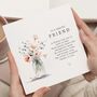 Floral Birthday Card For Special Friend, thumbnail 1 of 7