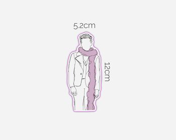 Harry Styles Grammys Drawing Sticker, 2 of 2