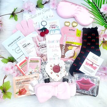 Cherry Loved Birthday Hug Spa Gift Box, 2 of 10
