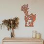 Rusty Metal Cat And Butterfly Garden Decor Wall Art, thumbnail 7 of 10
