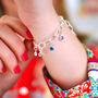 Personalised Family Birthstone Charm Bracelet, thumbnail 2 of 7