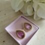 Pink Gold Stud Earrings, thumbnail 1 of 3
