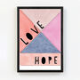 Abstract Love Hope Print, thumbnail 2 of 5