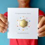 Personalised Congratulations Chocolate Star Card, thumbnail 1 of 4