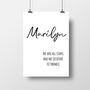 Inspiration Quote By Marilyn Monroe, thumbnail 2 of 2