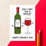 Funny Wine Father's Day Card, thumbnail 1 of 2