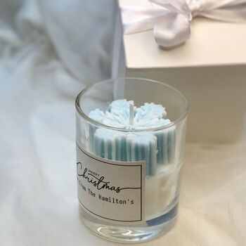 Christmas Gift Boxed Themed Candle Personalised Gift, 5 of 6