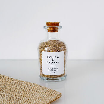 Holiday Sand Bottle With Personalised Label, 7 of 12
