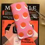 Maximalist Orange And Pink Polka Dot Glasses Case, thumbnail 1 of 8